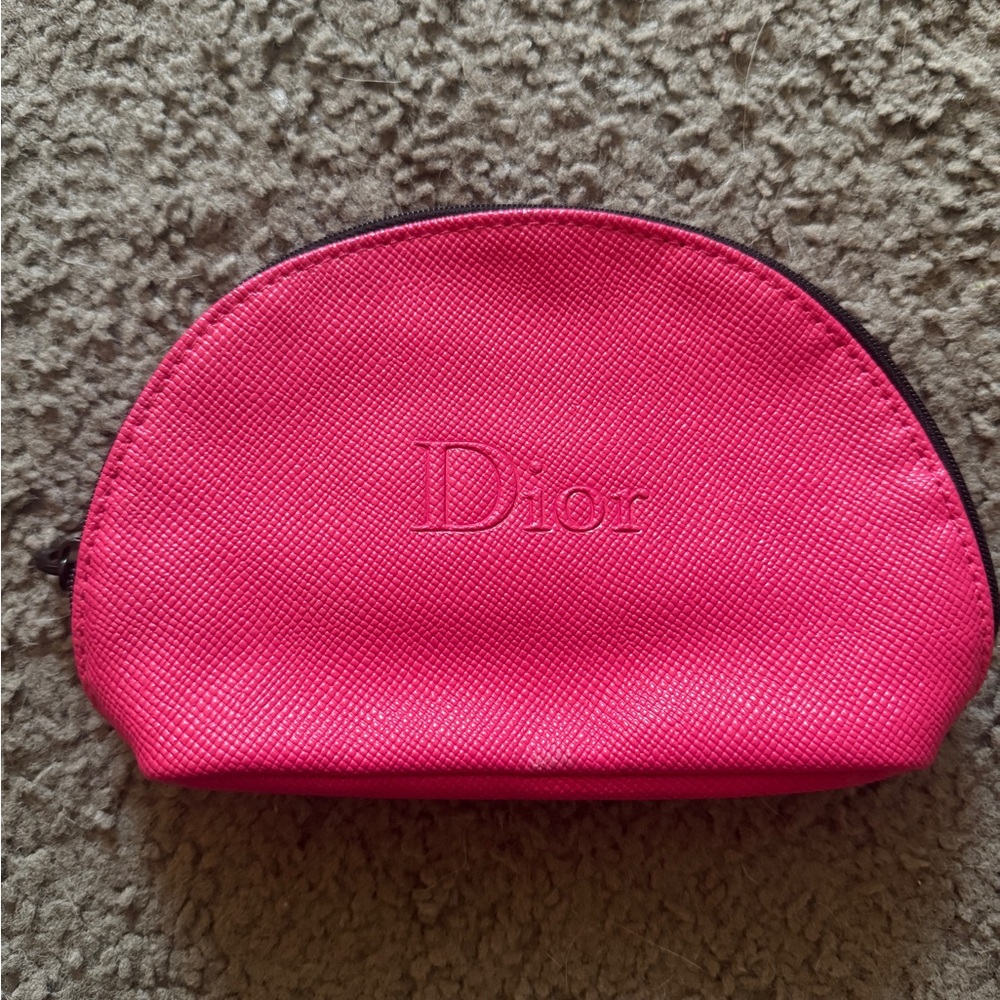 Dior Vibrant Pink Cosmetic Bag